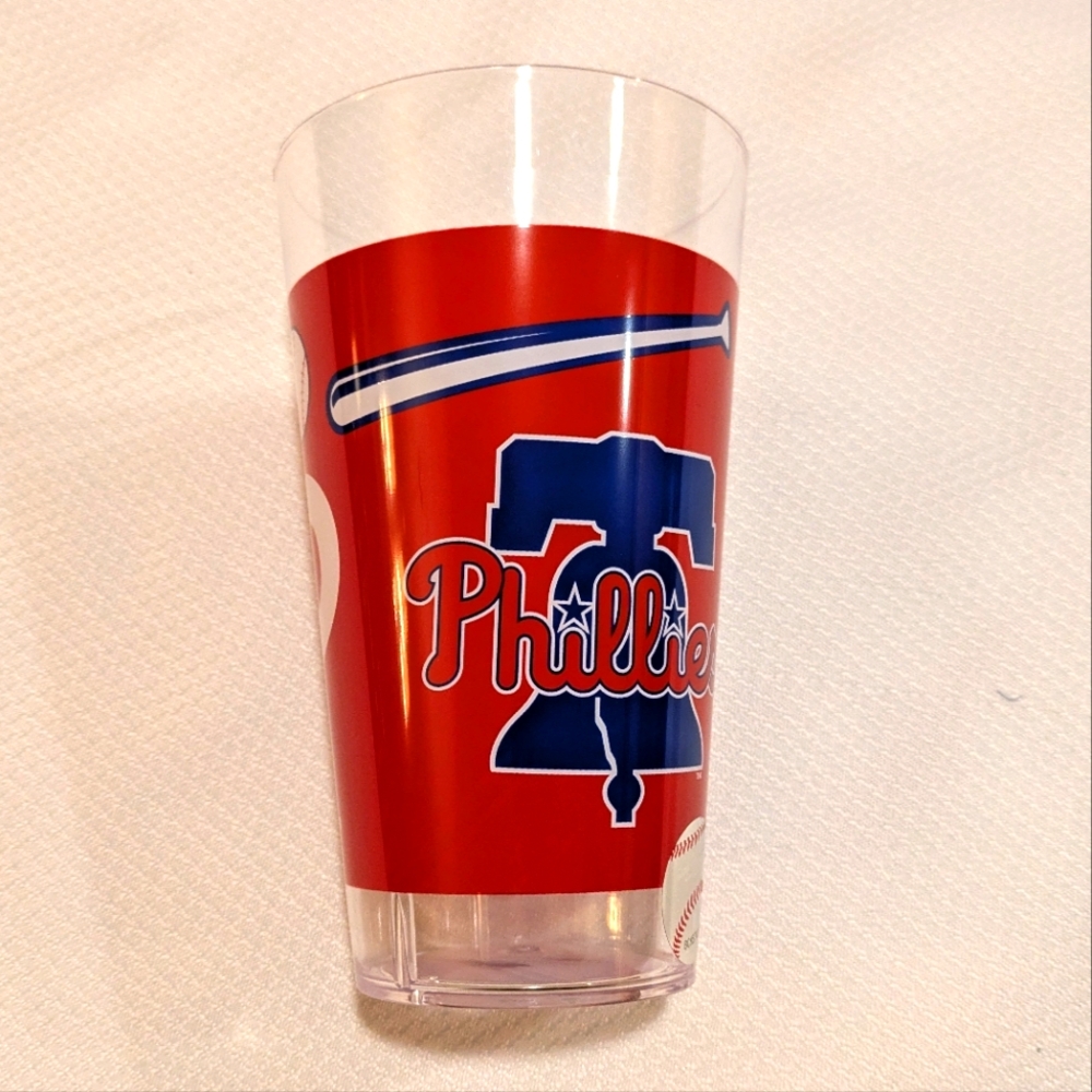 Philadelphia Phillies 16oz Classic Tumbler Pint Cup 🔥 Official MLB Drinkware 🆕